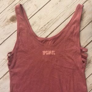 PINK Victoria's Secret Tops - 🎈Victoria’s Secret PINK straps sides body suit PINK Victoria's Secret Tops - 🎈Victoria’s Secret PINK straps sides body suit